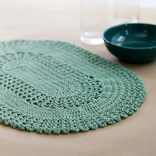 Pics Photos - Crochet Placemat Crochet Pattern